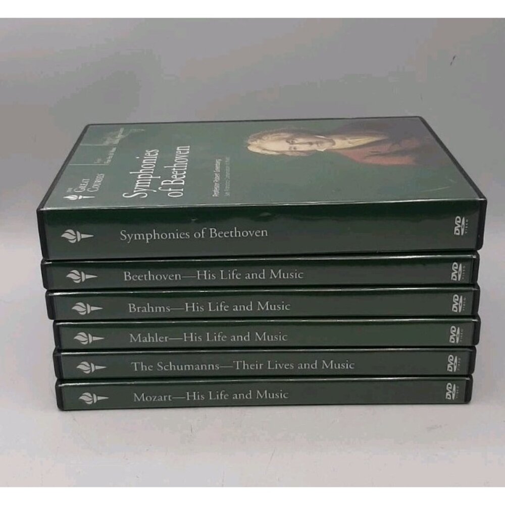 The Great Courses Fine Arts & Music Great Masters Classical Music 6 DVD 18 Total